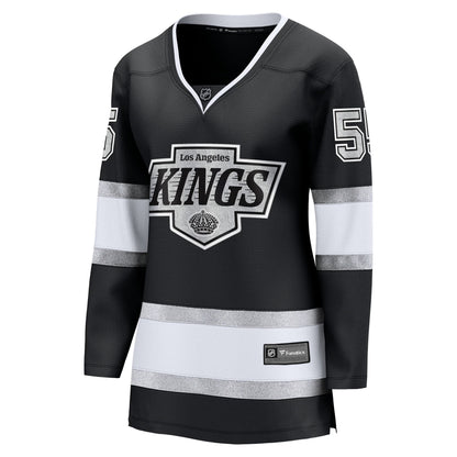 Women's Los Angeles Kings Quinton Byfield Fanatics Black Home Breakaway Jersey