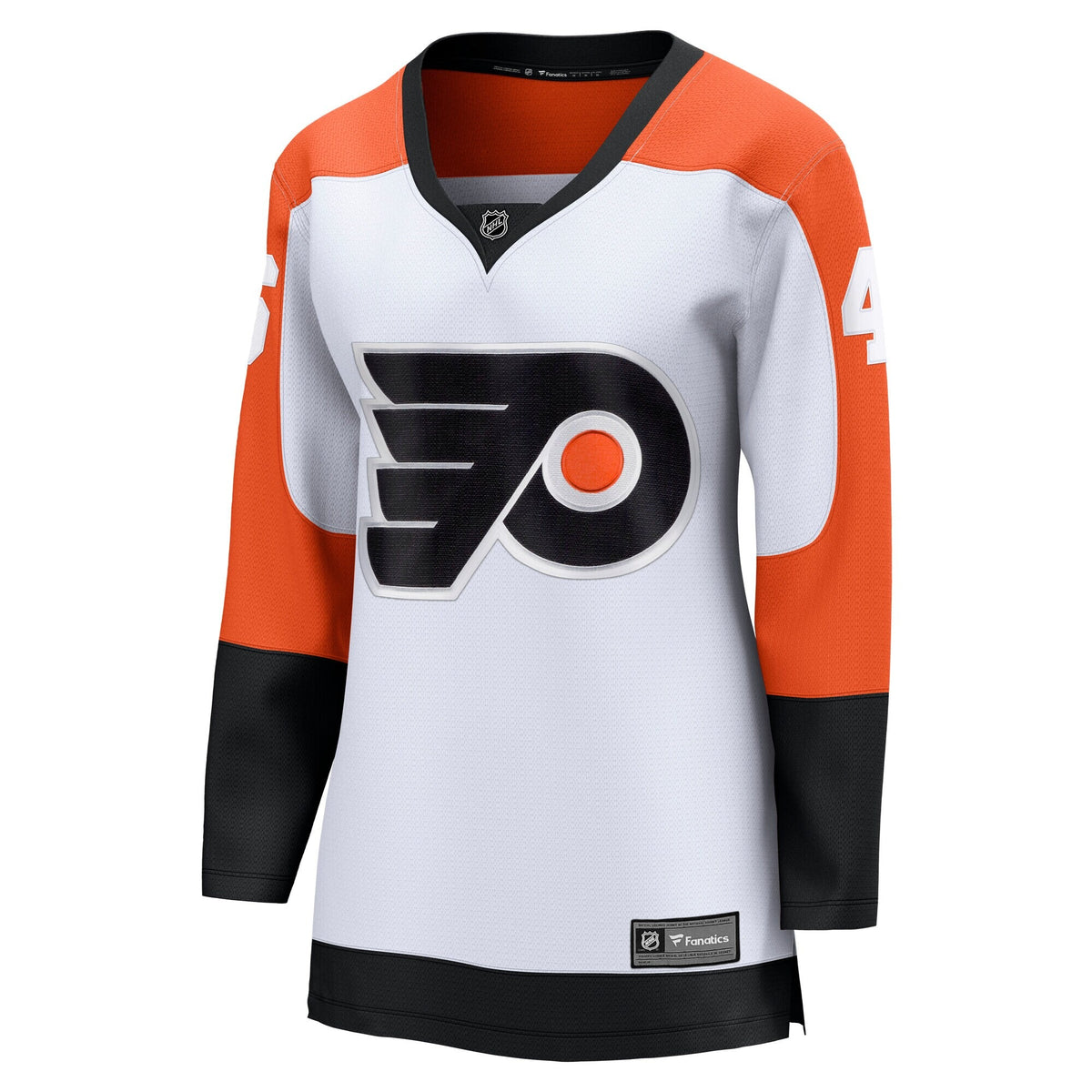 Women's Philadelphia Flyers Trevor Zegras Fanatics White Breakaway Jersey