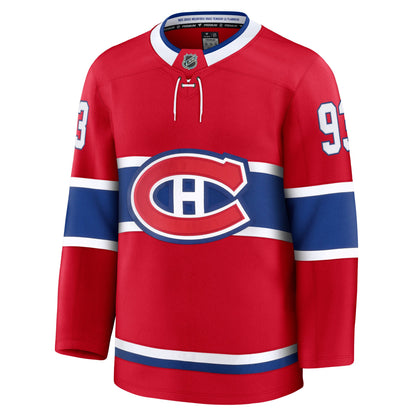 Men's Montreal Canadiens Ivan Demidov Fanatics Red Home Premium Jersey