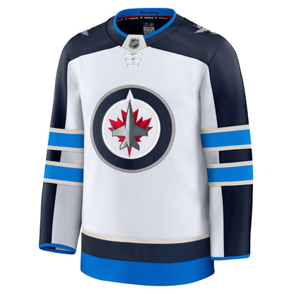 Men's Winnipeg Jets Fanatics White Away Premium Jersey