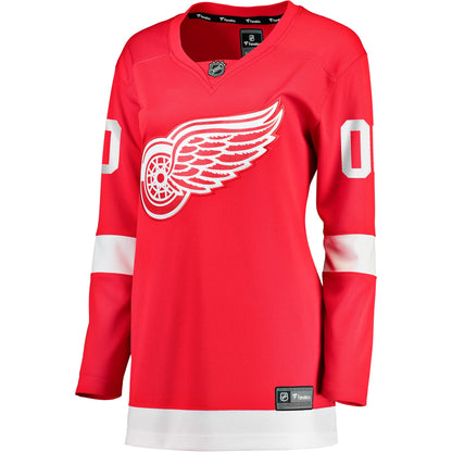Women's Detroit Red Wings Fanatics Red Home Breakaway Custom Jersey