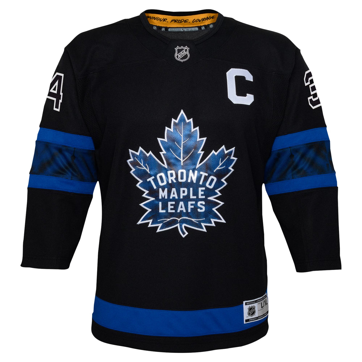 Youth Toronto Maple Leafs Auston Matthews Black Alternate Premier Player Jersey