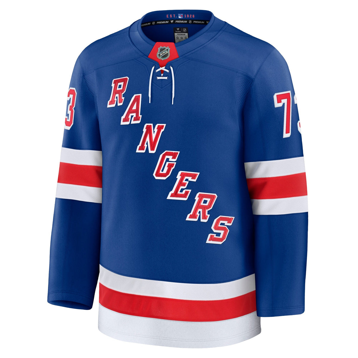Men's New York Rangers Matt Rempe Fanatics Blue Home Premium Jersey