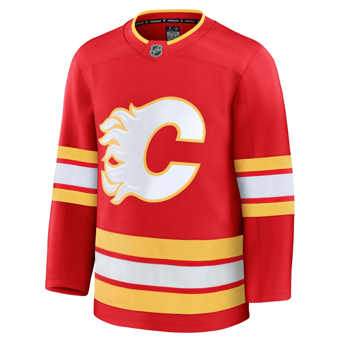 Men's Calgary Flames Fanatics Red Home Premium Jersey