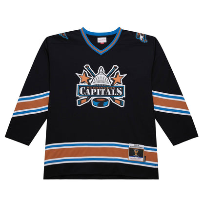 Men's Washington Capitals Alexander Ovechkin Mitchell & Ness Black 2005_06 Power Play Jersey (2)