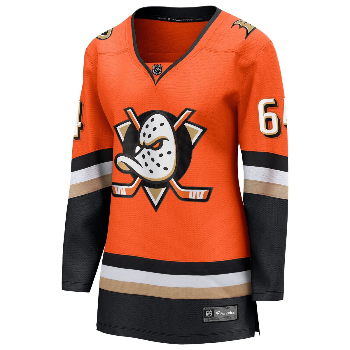 Women's Anaheim Ducks Mikael Granlund Fanatics Orange Home Breakaway Jersey