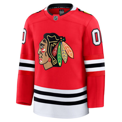Men's Chicago Blackhawks Fanatics Red Home Premium Custom Jersey