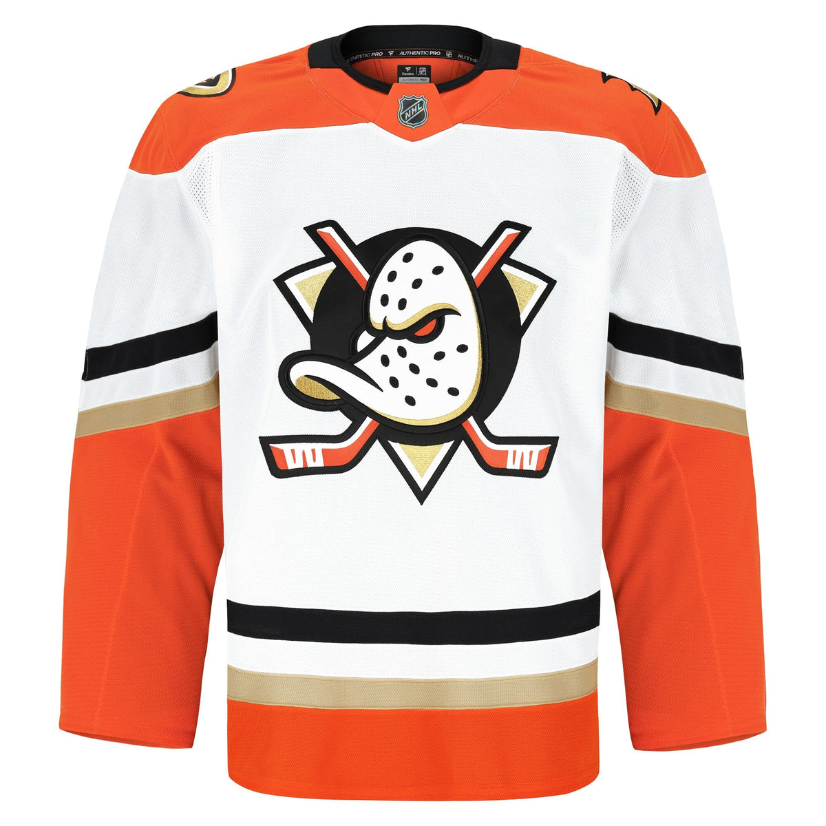 Men's Anaheim Ducks Fanatics White Away Authentic Pro Jersey
