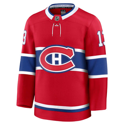Men's Montreal Canadiens Cole Caufield Fanatics Red Home Premium Jersey