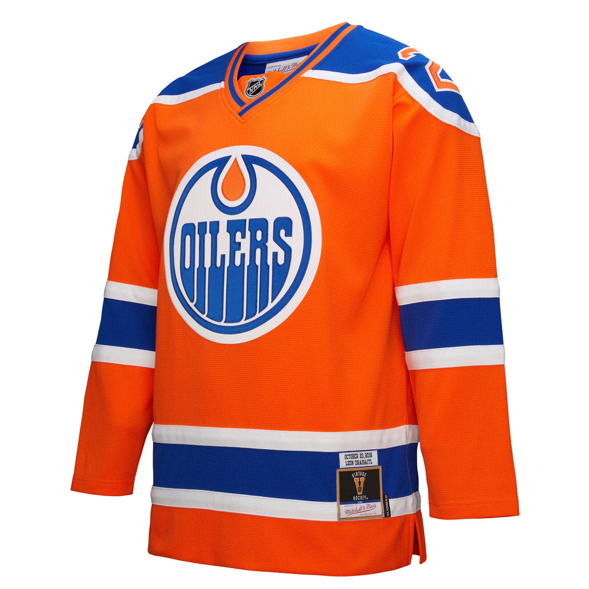 Men's Edmonton Oilers Leon Draisaitl Mitchell & Ness Orange Power Play Jersey