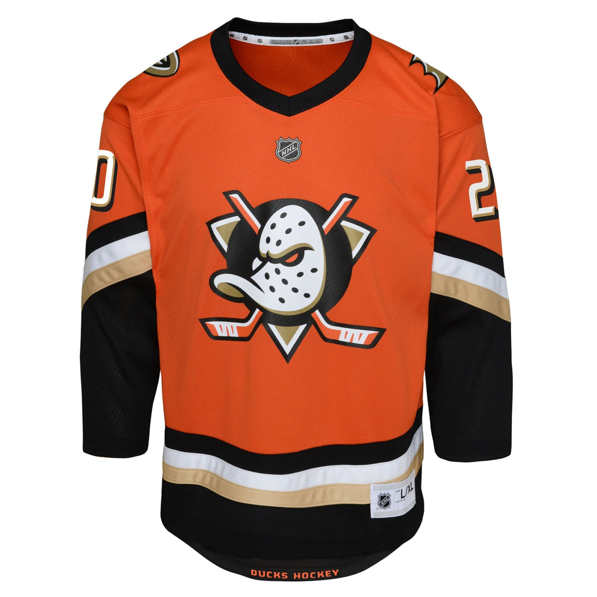 Youth Anaheim Ducks Chris Kreider Outerstuff Orange Home Replica Jersey