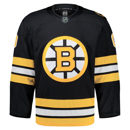 Men's Boston Bruins Fanatics Black Home Authentic Pro Custom Jersey