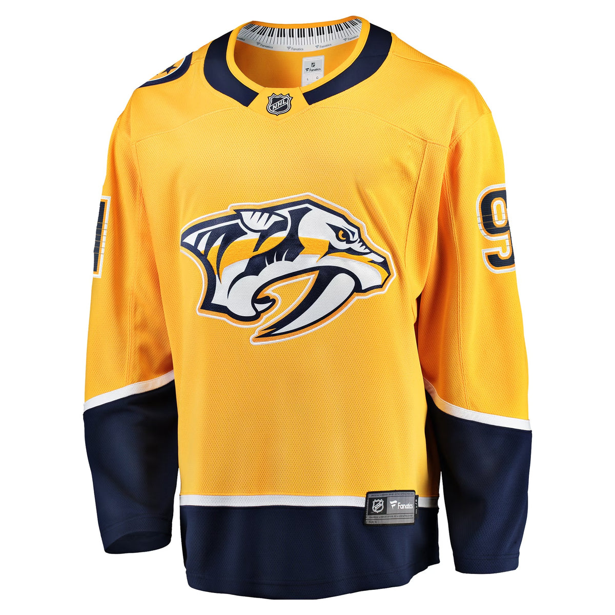 Men's Nashville Predators Steven Stamkos Fanatics Gold Home Premier Breakaway Player Jersey