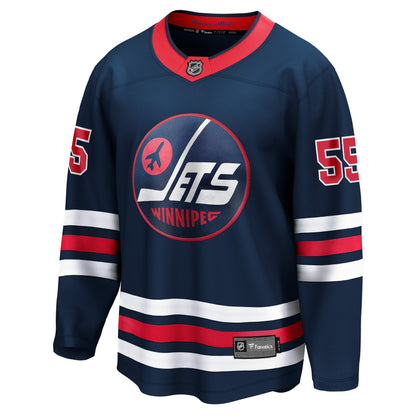 Men's Winnipeg Jets Mark Scheifele Fanatics Navy Breakaway Jersey