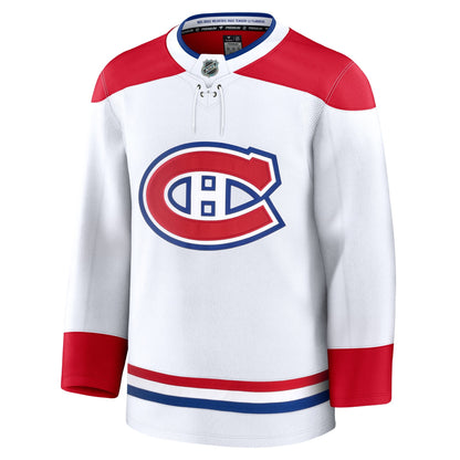 Men's Montreal Canadiens Fanatics White Away Premium Jersey