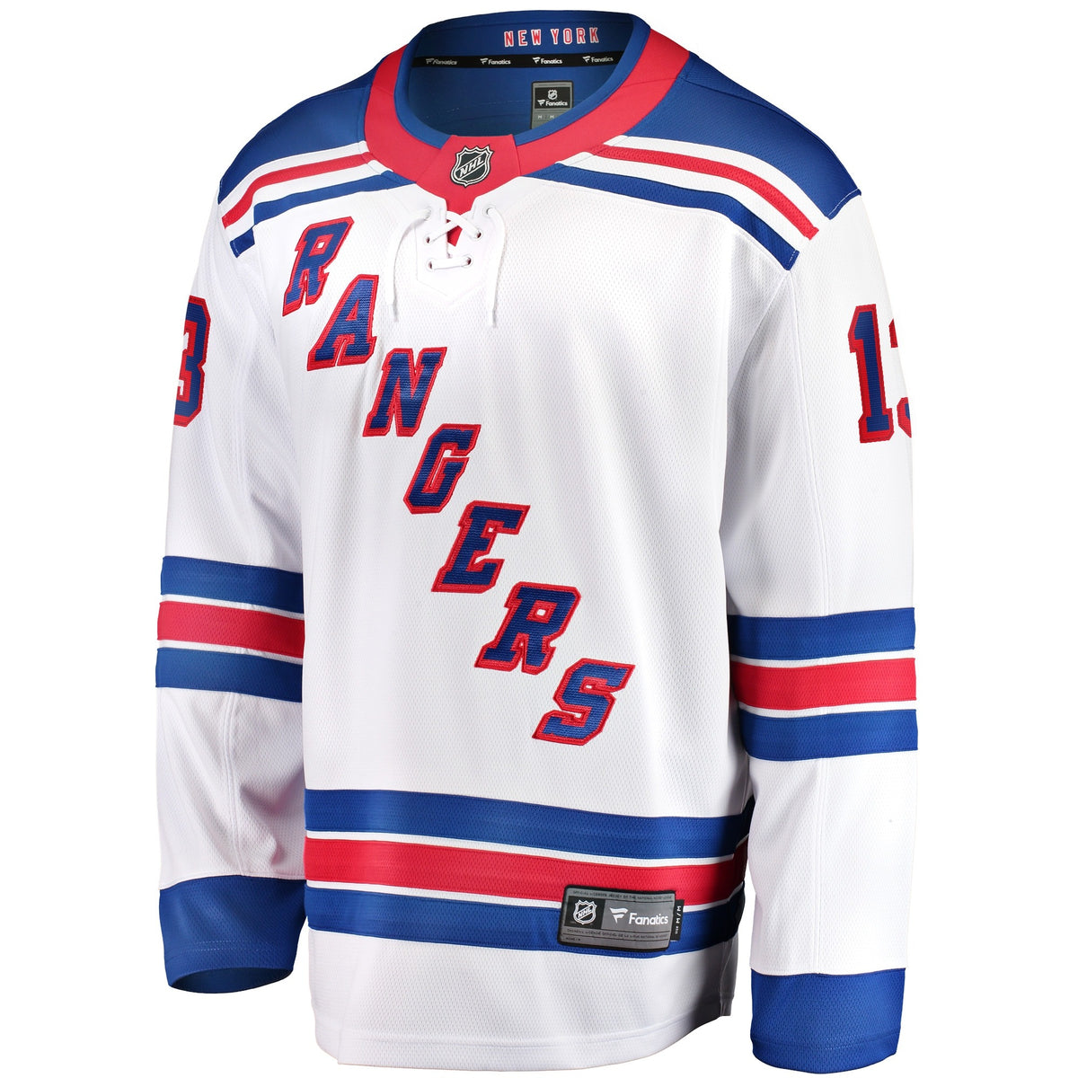 Men's New York Rangers Alexis Lafreniere Fanatics White Breakaway Jersey