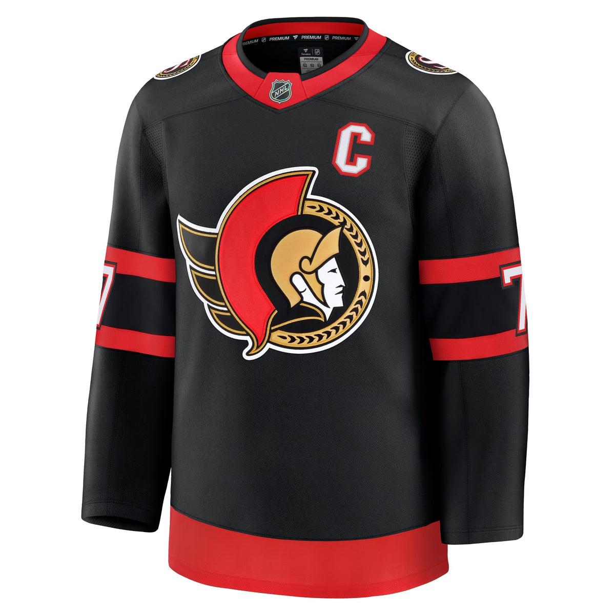 Men's Ottawa Senators Brady Tkachuk Fanatics Black Home Premium Jersey