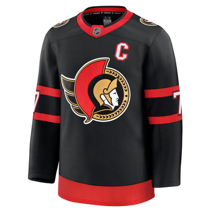 Men's Ottawa Senators Brady Tkachuk Fanatics Black Home Premium Jersey