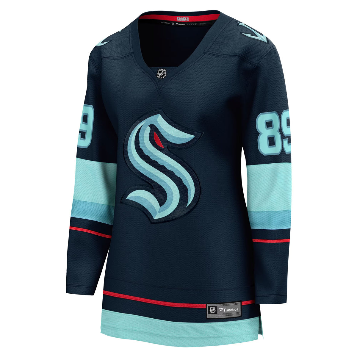 Women's Seattle Kraken Frederick Gaudreau Fanatics Deep Sea Blue Home Breakaway Jersey
