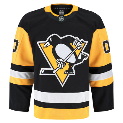 Men's Pittsburgh Penguins Fanatics Black Home Authentic Pro Custom Jersey