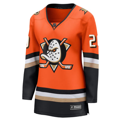 Women's Anaheim Ducks Chris Kreider Fanatics Orange Home Breakaway Player Jersey