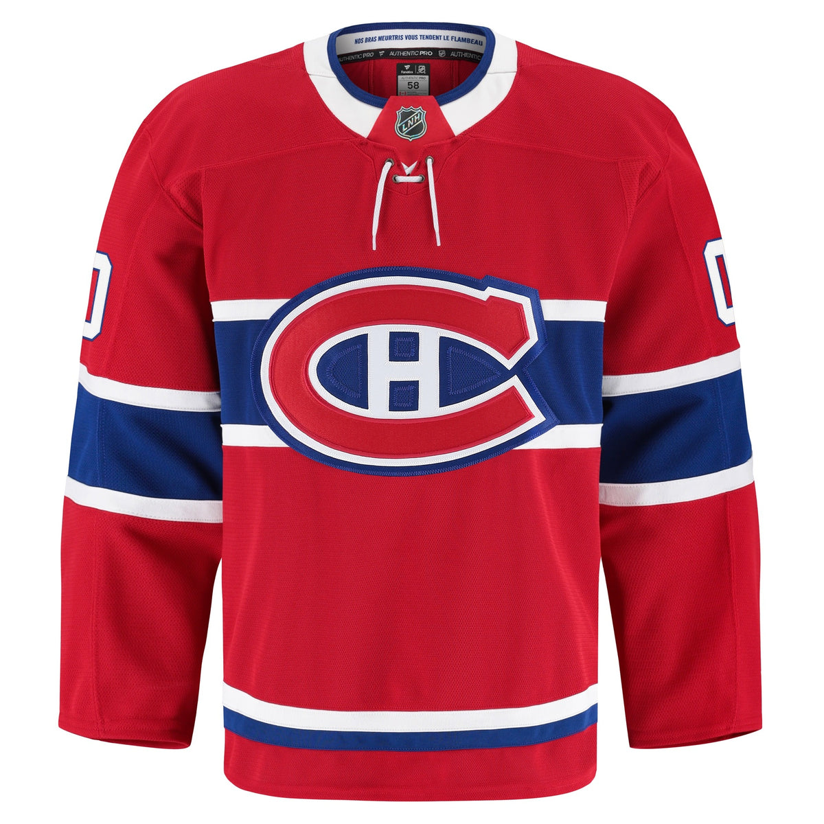 Men's Montreal Canadiens Fanatics Red Home Authentic Pro Custom Jersey