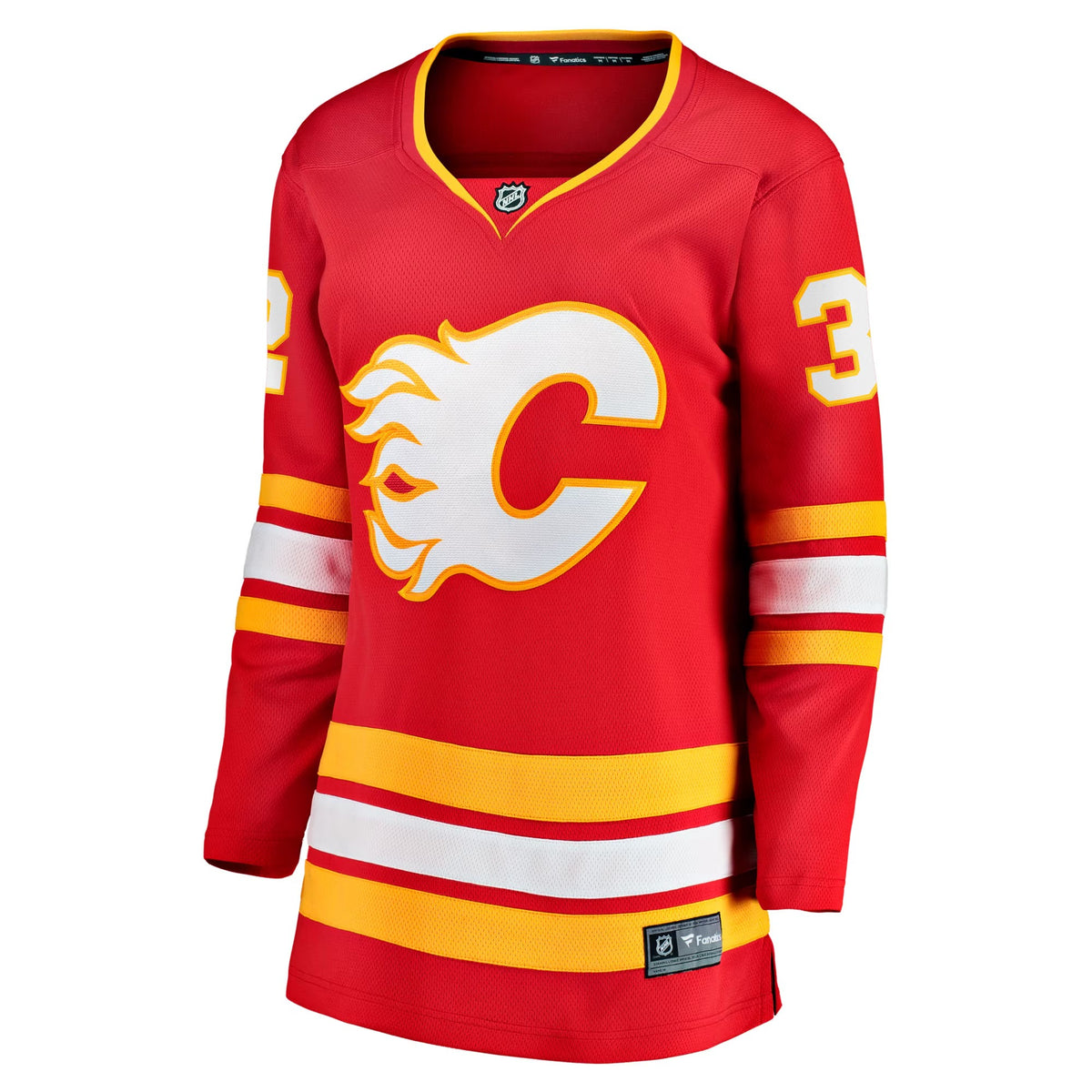 Women's Calgary Flames Dustin Wolf Fanatics Red Home Breakaway Jersey