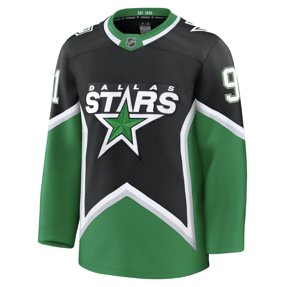 Men's Dallas Stars Tyler Seguin Fanatics Black Alternate Premium Jersey