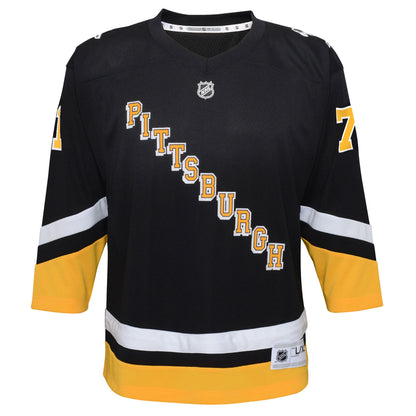 Youth Pittsburgh Penguins Evgeni Malkin Black 2021_22 Alternate Replica Player Jersey