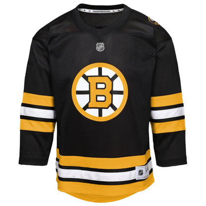 Youth Boston Bruins Black Home Custom Replica Jersey