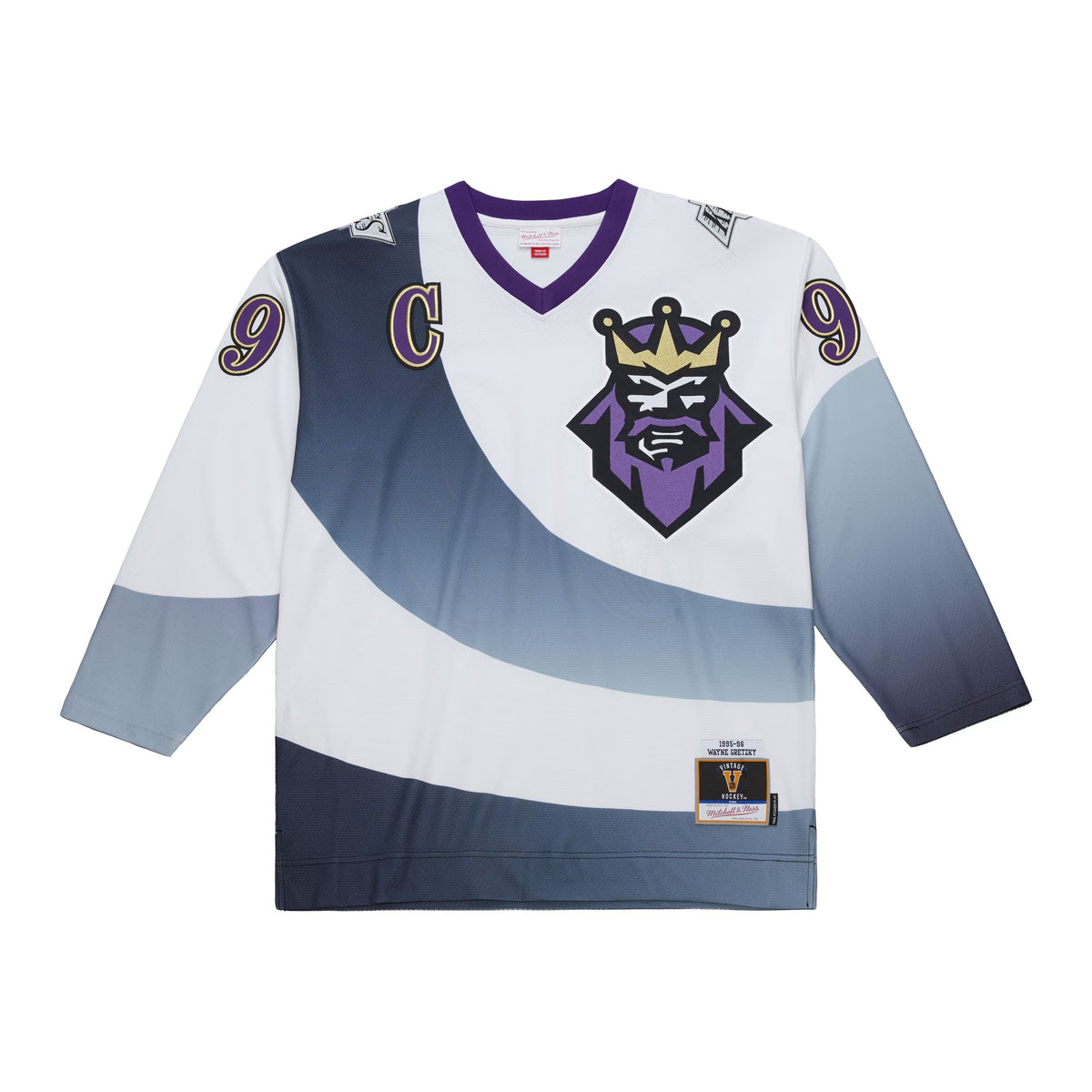 Men's Los Angeles Kings Wayne Gretzky Mitchell & Ness White 1995-96 Power Play Jersey