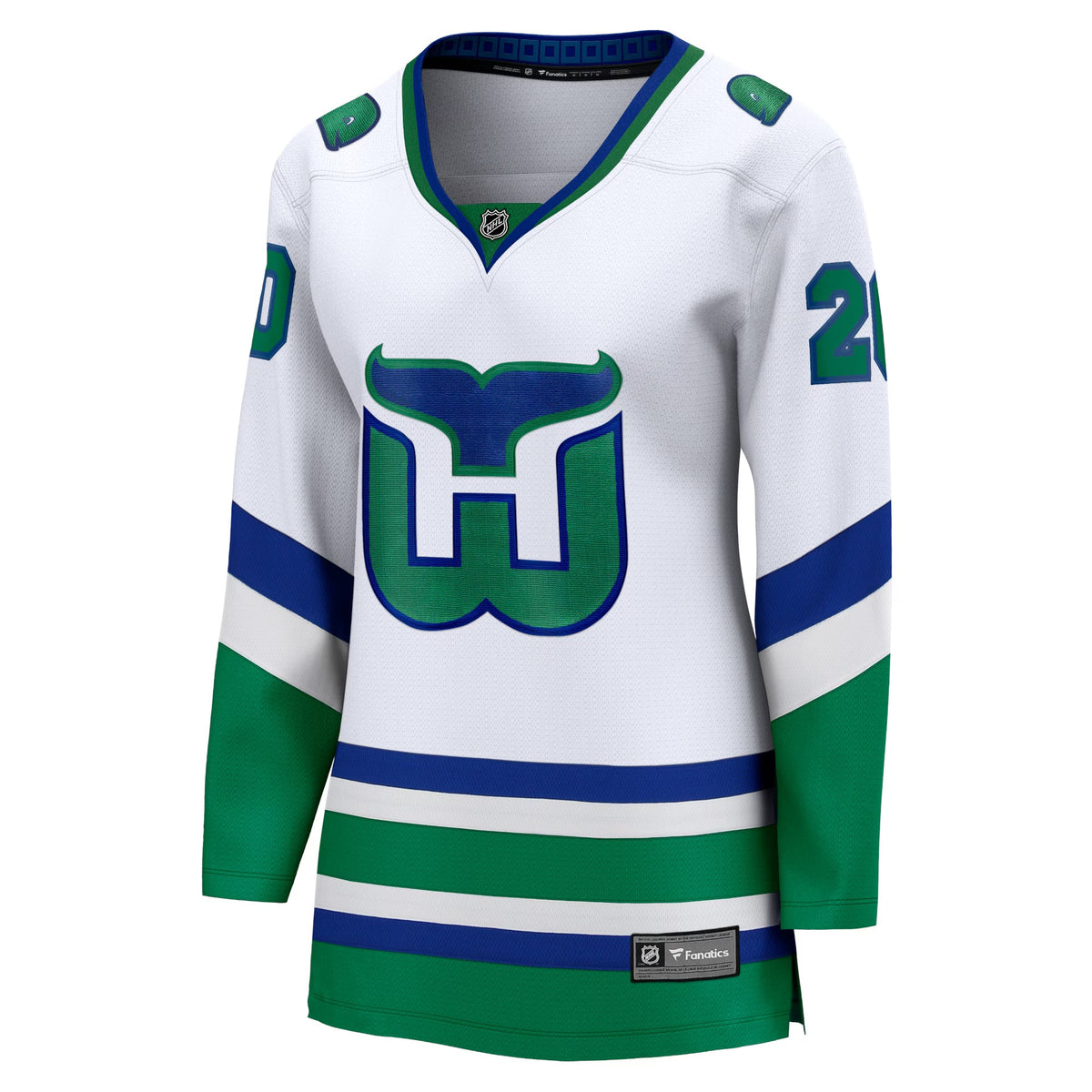 Women's Carolina Hurricanes Sebastian Aho Fanatics White Throwback Breakaway Jersey