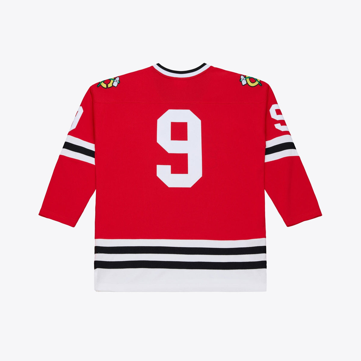 Men's Chicago Blackhawks Bobby Hull Mitchell & Ness Red 1966 Power Play Jersey