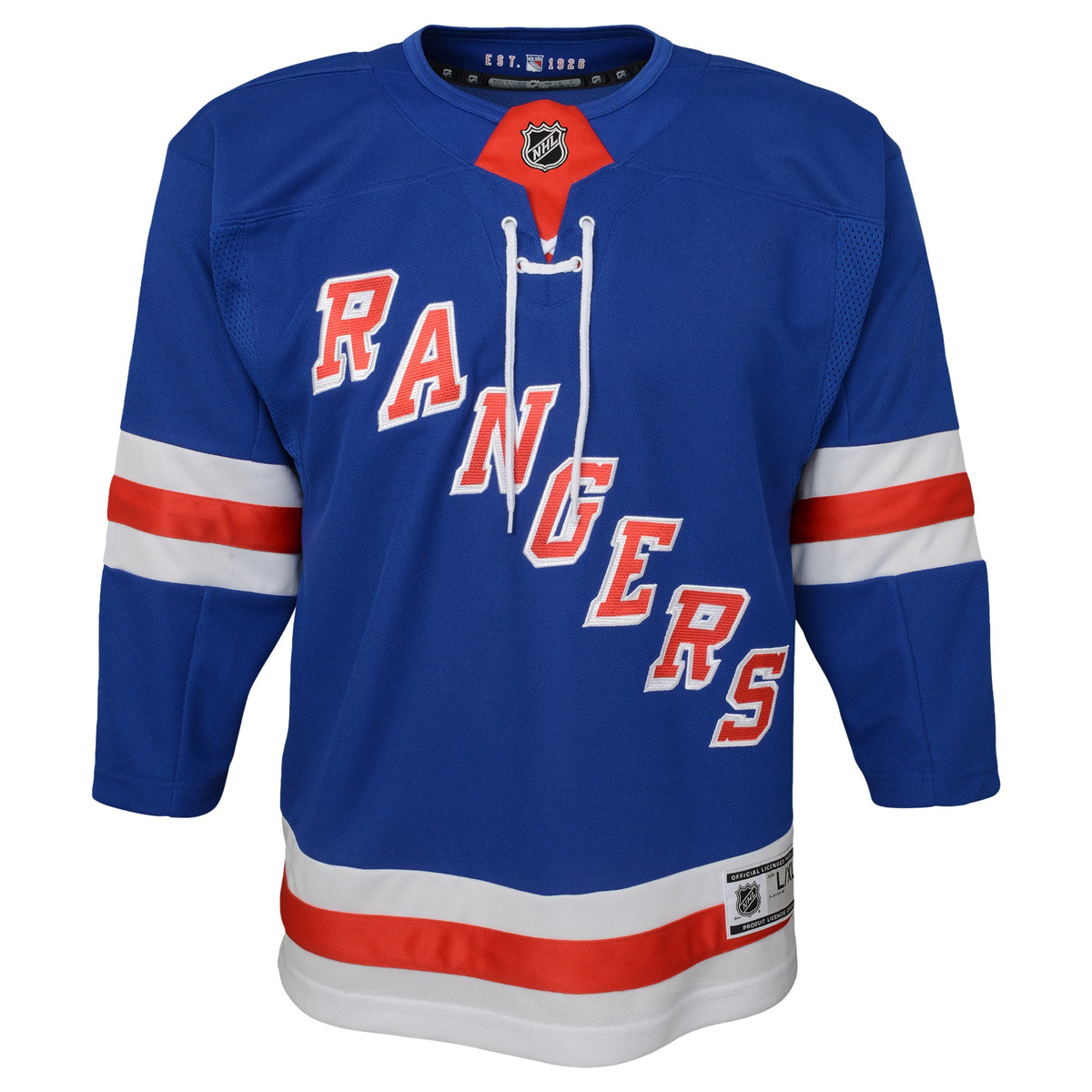 Youth New York Rangers Blue Home Premier Jersey