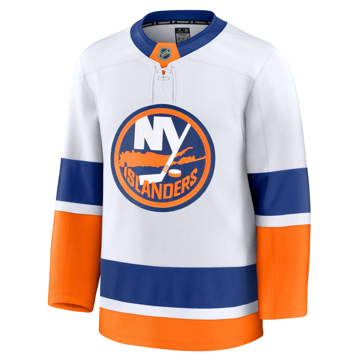 Men's New York Islanders Fanatics White Away Premium Jersey