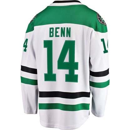 Men's Dallas Stars Jamie Benn Fanatics White Breakaway Jersey
