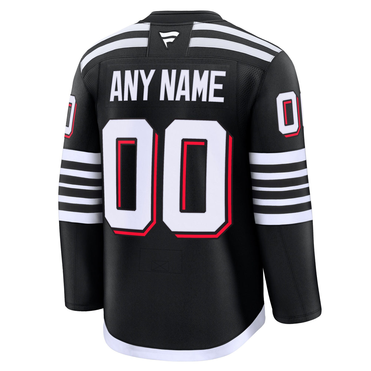Men's New Jersey Devils Fanatics Black Alternate Premium Custom Jersey