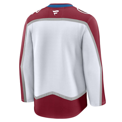 Men's Colorado Avalanche Fanatics White Away Premium Jersey