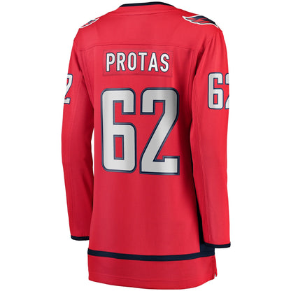 Women's Washington Capitals Ilya Protas Fanatics Red Home Breakaway Jersey