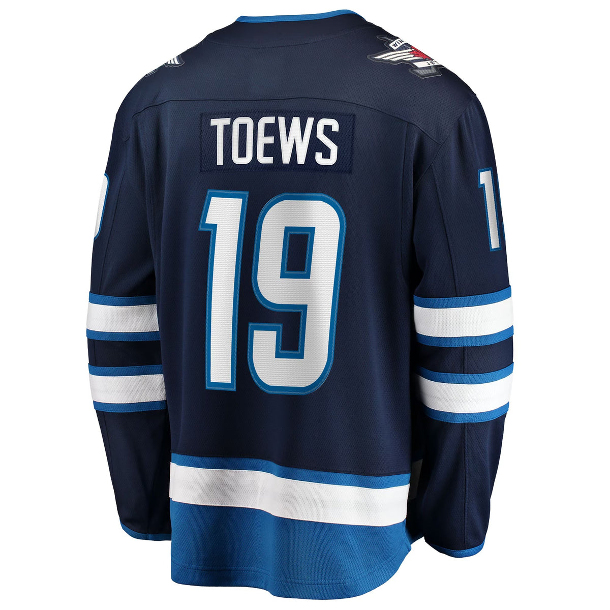 Men's Winnipeg Jets Jonathan Toews Fanatics Navy Home Breakaway Jersey