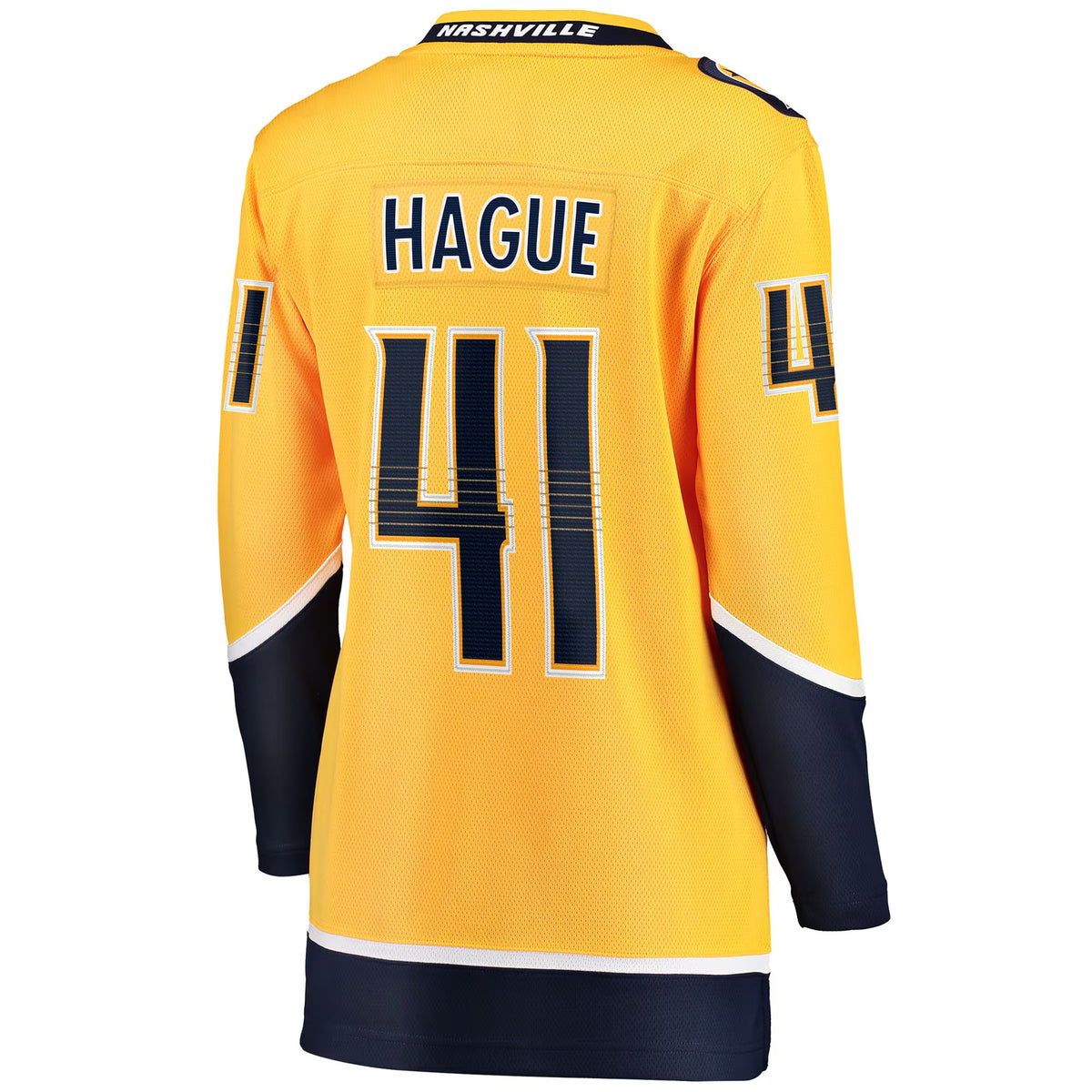 Women's Nashville Predators Nicolas Hague Fanatics Gold Home Breakaway Jersey
