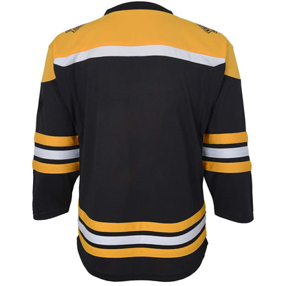 Youth Boston Bruins Black Home Replica Blank Jersey