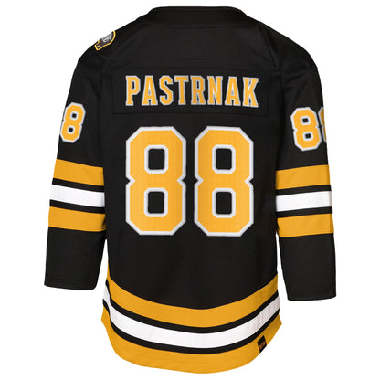 Youth Boston Bruins David Pastrnak Black Home Premier Player Jersey