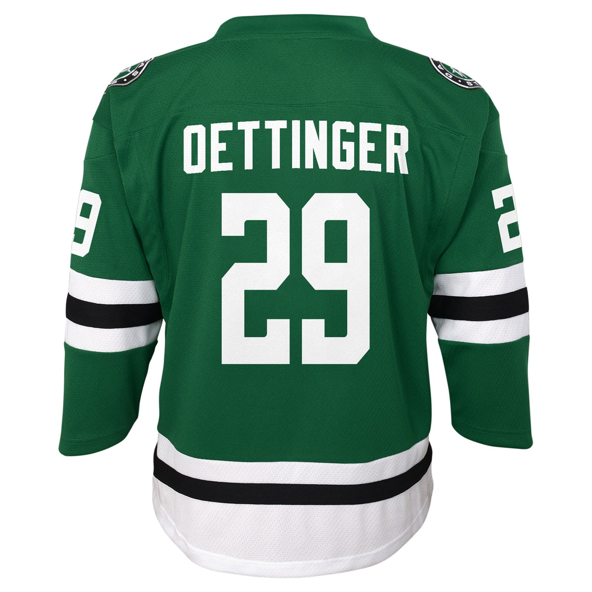Youth Dallas Stars Jake Oettinger Kelly Green Home Replica Player Jersey