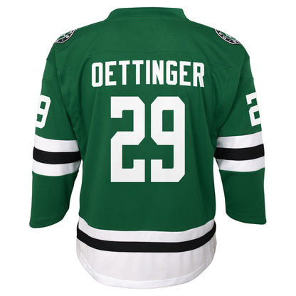 Youth Dallas Stars Jake Oettinger Kelly Green Home Replica Player Jersey