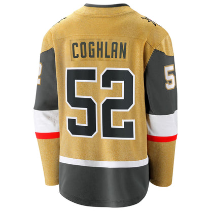Men's Vegas Golden Knights Dylan Coghlan Fanatics Gold Home Breakaway Jersey