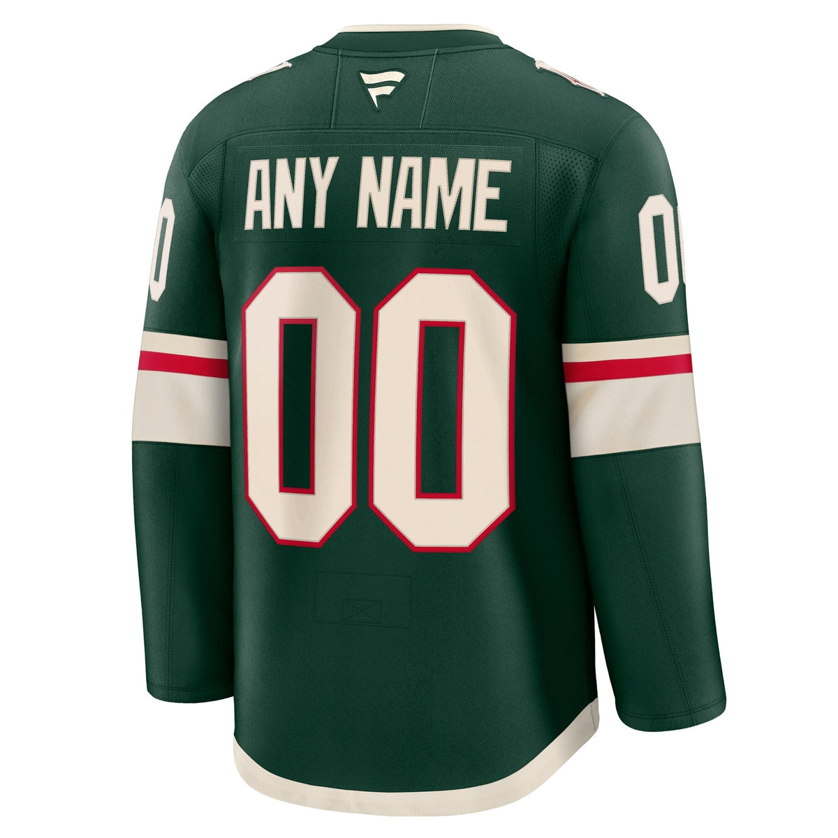 Men's Minnesota Wild Fanatics Green Home Premium Custom Jersey
