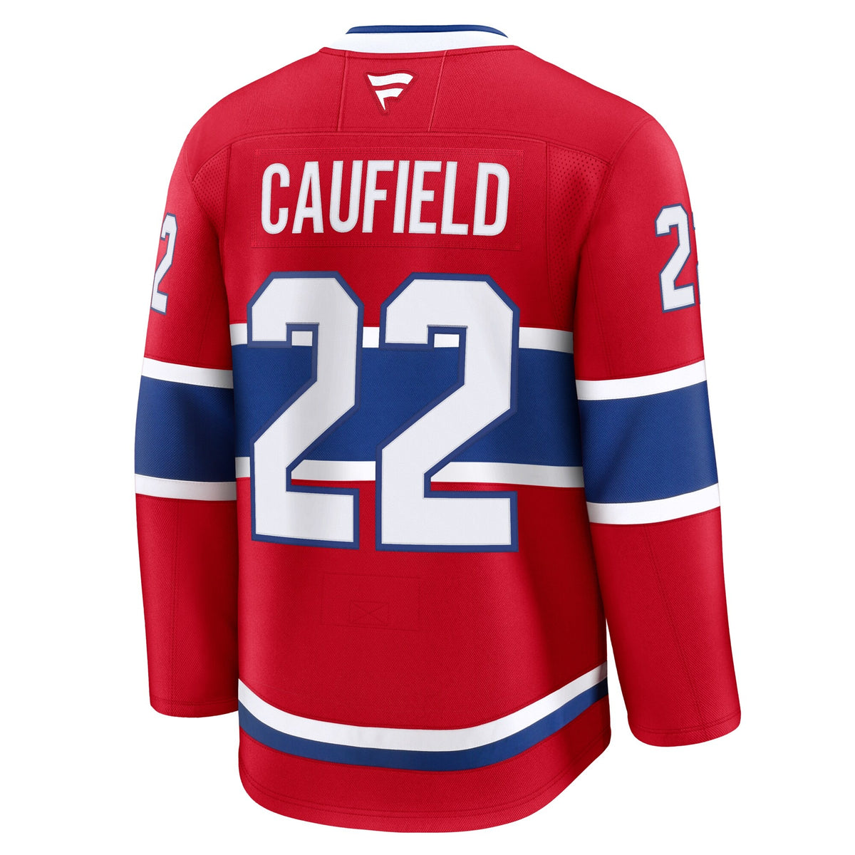 Men's Montreal Canadiens Cole Caufield Fanatics Red Home Premium Jersey (2)