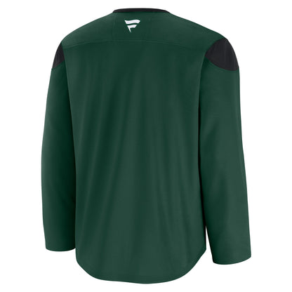 Men's Minnesota Wild Fanatics Green Practice Jersey