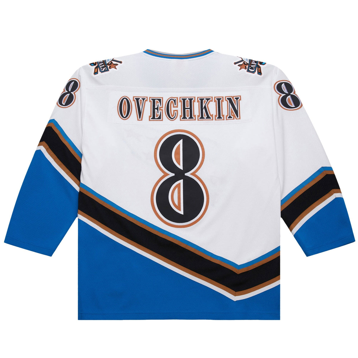 Men's Washington Capitals Alexander Ovechkin Mitchell & Ness White 2005_06 Power Play Jersey